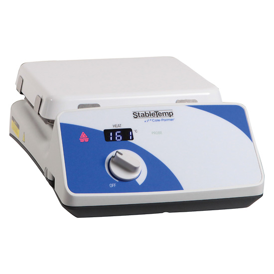 Cole Parmer StableTemp Ceramic Top Hot Plate 7 x 7 100 120 VAC from Davis Instruments