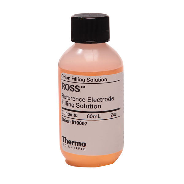 ROSS electrode fill solution 3 M KCl Case of five 60 mL bottles from