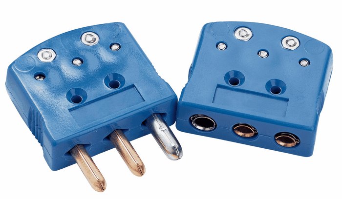 Newport 3 Prong Thermocouple Plug Male Standard Type J 1