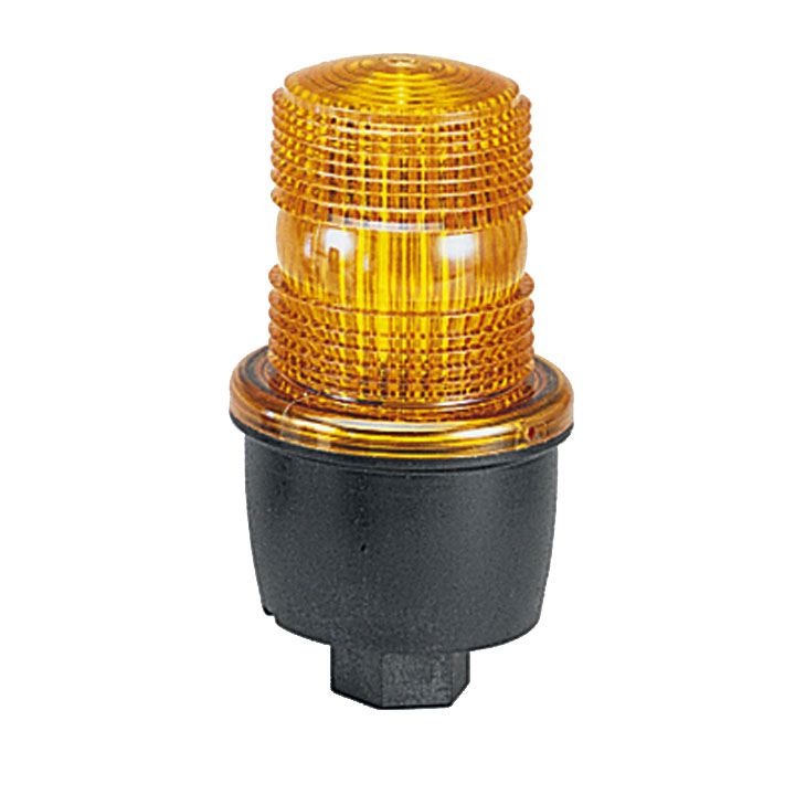 Federal Signal Low Profile Strobe Light NPT F pipe mount Amber from Davis Instruments