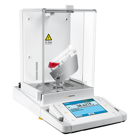 Sartorius Q Grip flexible vessel holder for Cubis 0 01mg 0 1mg Balances from Davis Instruments