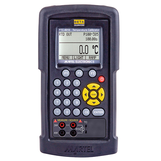 Martel PTC 8010 RTD and Thermocouple Calibrator from Davis Instruments