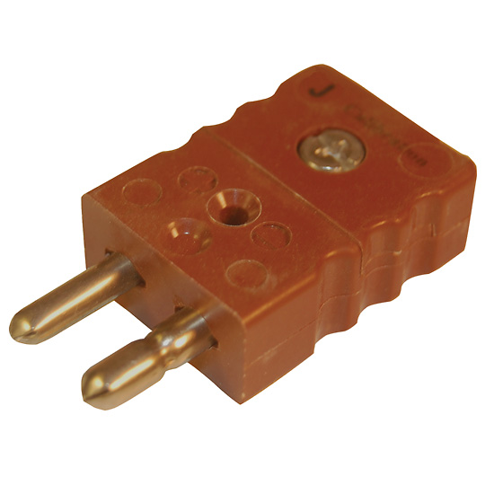 Digi Sense Standard Type J Thermocouple Male Connector 2 Pin Hollow