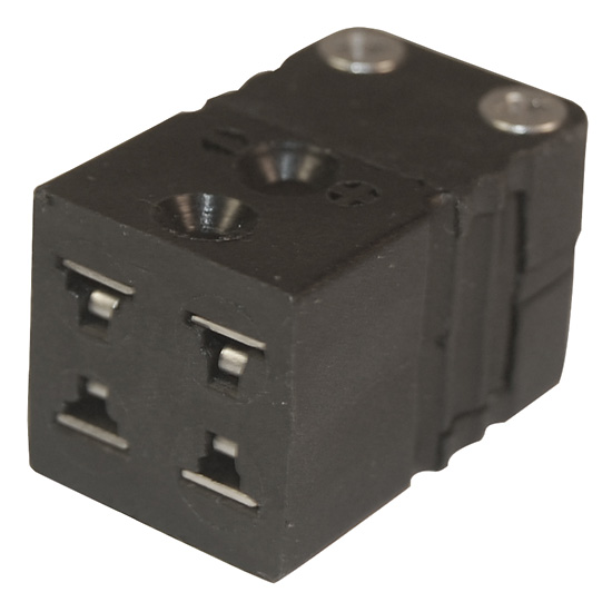Digi Sense Dual Thermocouple Connector Mini Female Type J 1 Ea from Davis Instruments