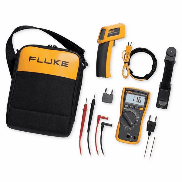 Fluke HVAC Combo Kit Including FL116 Multimeter and FL62 IR Thermometer