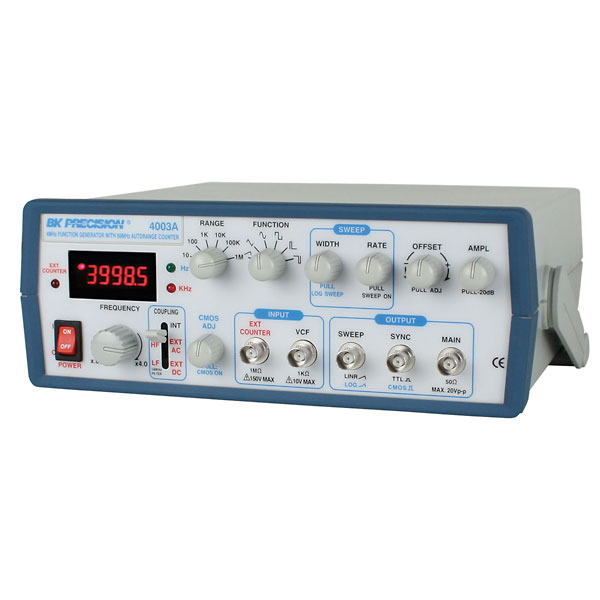 B K Precision 4003A Function Generator 4 MHz Digital Display from Davis