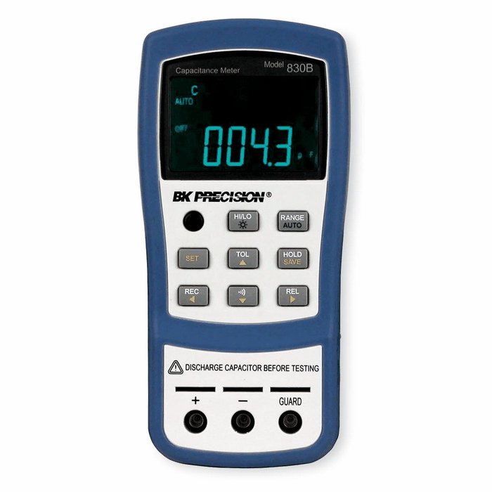 B K Precision Highly Accurate Capacitance Meter with test leads from