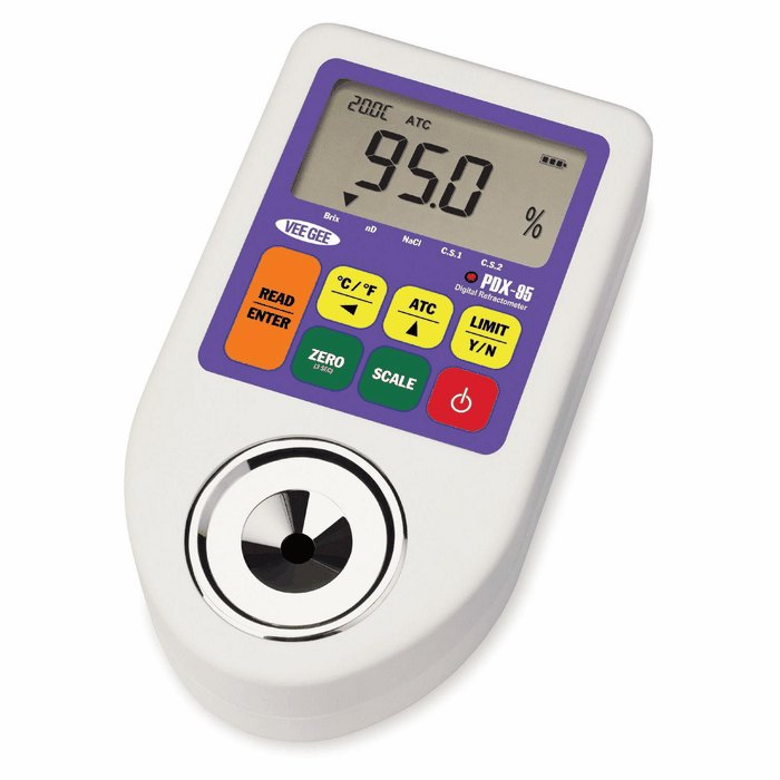Portable Refractometer 0 to 95 Brix 1 330 to 1 5230 Refractive Index