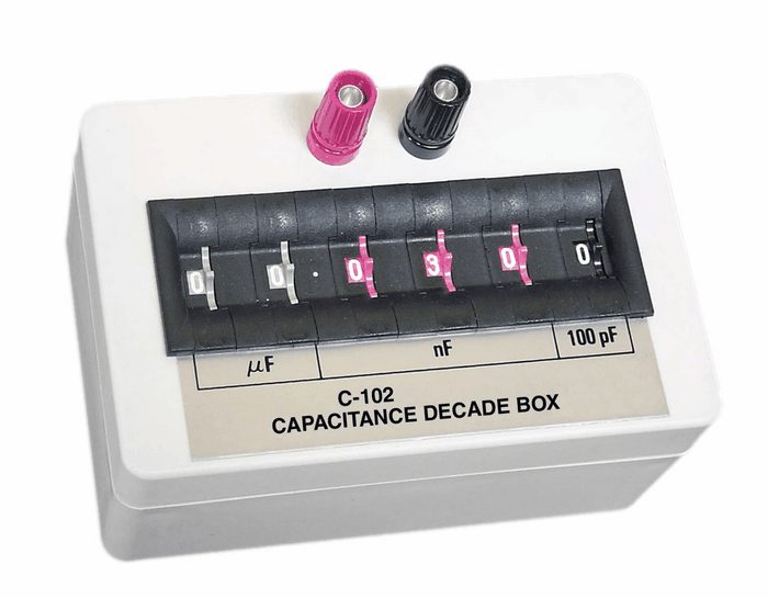 Box Capacitance Decade 0 100 Mfd from Davis Instruments