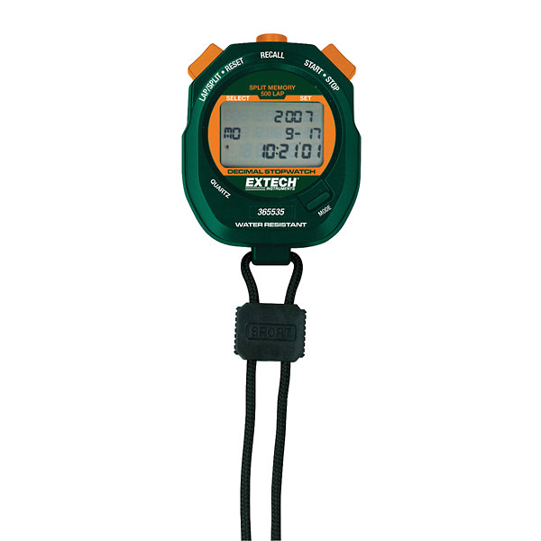 Extech 365535 0 01 Decimal Digital Stopwatch Clock from Davis Instruments