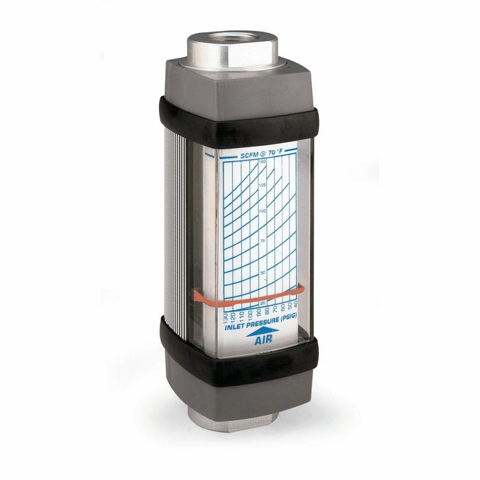 Flow Meter 1 4 Alum 0 5 5 0 scfm for Air from Davis Instruments
