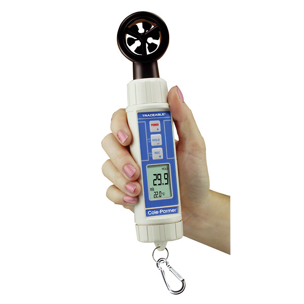 Cole Parmer Vane Thermoanemometer Hygrometer Pen from Davis Instruments