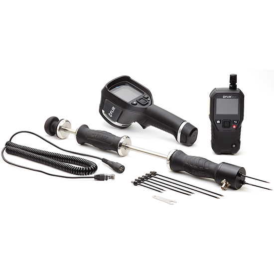 Flir MR Series Imaging Moisture Meter Kit Combines MR176 MR08 Hammer