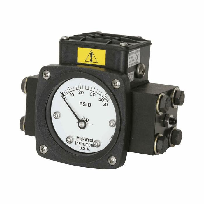Mid West 142 Diaphragm Differential Pressure Switch 10 psid Al from