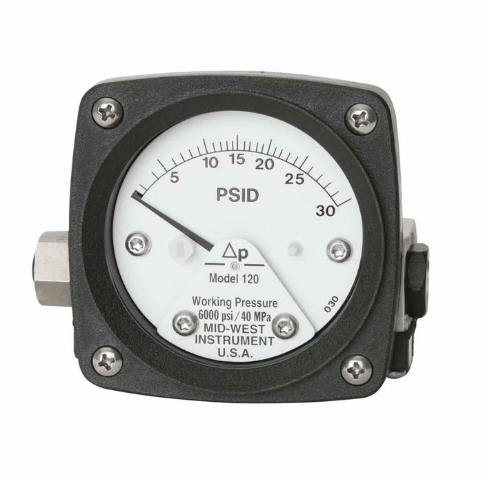 Mid West 120 Piston Type Differential Pressure Switch 20 psi SS 1 4 NPT from Davis Instruments