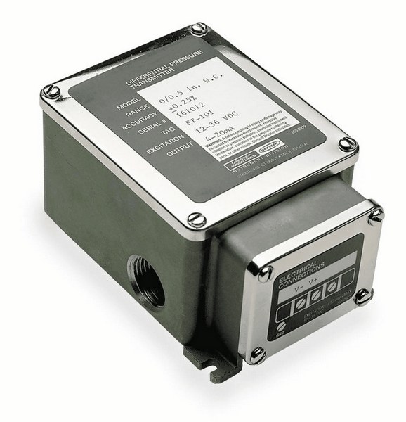 Ashcroft IX 3 Low Diff Pressure Transmitter 0 50 WC 1 5VDC 0 25 from