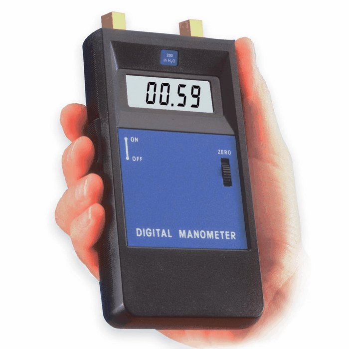 D0020IW Digital Manometer 0 20 in H2O Model 35EF Portable Digital