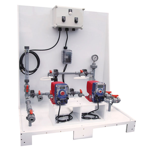 Cole Parmer Ph Chemical Feed System Two Pumps 0 6 Gph 150 Psi 115v