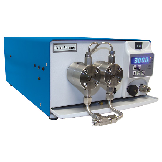 Cole Parmer High Flow Dual Piston Pump w o Dampener 300 mL min 316 SS