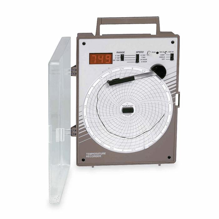 Chart Paper for 6 Circular Recorders 24 hour 0 to 500F 60 pk from Davis