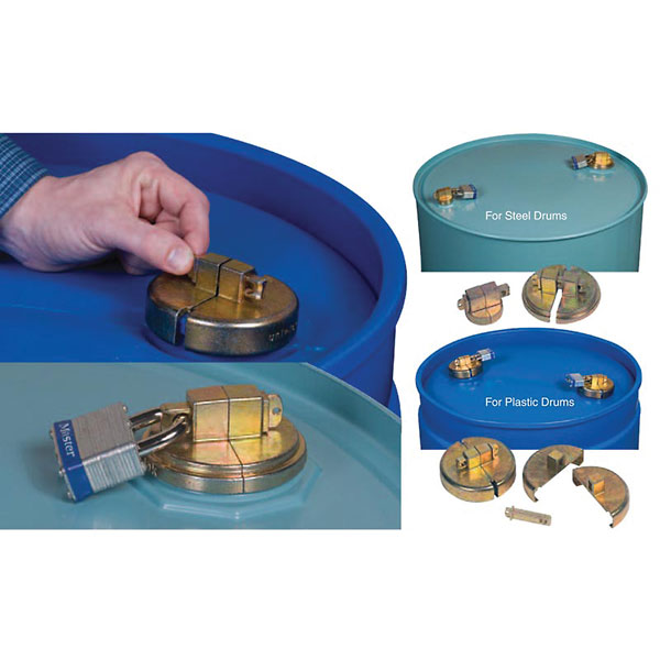 Justrite Drum Lock 2 NPT Lock Fitting for Plastic Drums from Davis