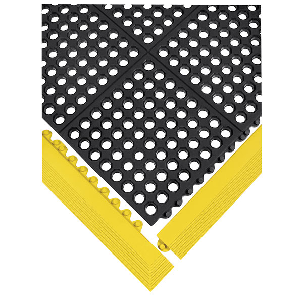 Wearwell 24 Seven Industrial Anti Fatigue Mat Rubber 3 ft x 3 ft from