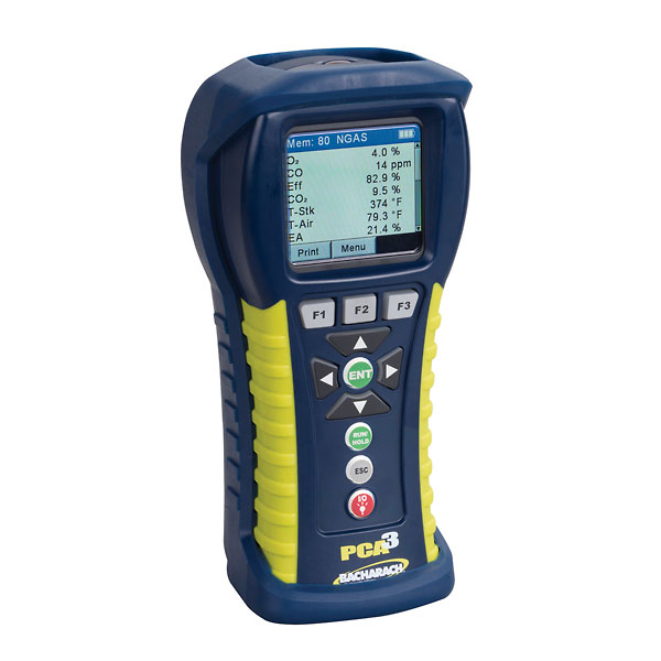 Bacharach PCA 3 Combustion Analyzer with O2 and CO sensors from Davis