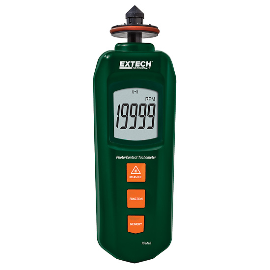 Extech RPM40 Laser Photo Contact Pocket Tachometer from Davis Instruments