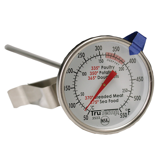 Taylor 3522 TruTemp Series 2 Dial Long Stem Candy Deep Fry Thermometer