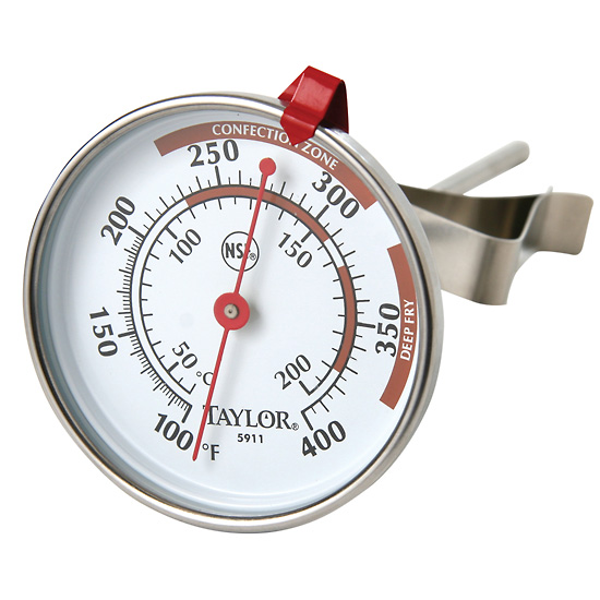 Taylor 5911N Classic Series 2 3 4 Dial Candy Deep Fry Thermometer from Davis Instruments