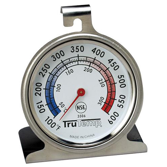 Taylor 3506 TruTemp Series Compact Dial Dual Scale Oven Thermometer