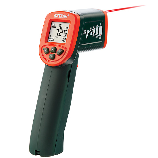 Extech IR267 High Temperature Infrared Thermometer 58 to 1112F 50 to