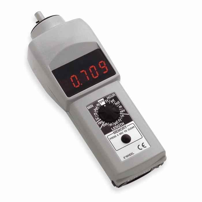 Shimpo DT 107A Digital Tachometer contact with LED display from Davis