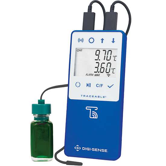 Digi Sense WiFi Data Logging Fridge Freezer Thermometer 1 Bottle 1