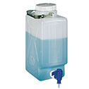 DO-06066-20 Thermo Scientific Nalgene<small><sup>&reg;</sup></small> rectangular high-density polyethylene carboy with spigot, 9 L