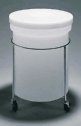 Representative photo only Heavy Duty Round Mobile Container HDPE 52 gallon