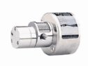 Representative photo only Micropump A Mount Cavity Style Pump Head 316 SS body PTFE gears PTFE seals 0 91 mL rev w internal bypass