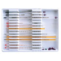 H-B Instrument Angled Glass thermometer Storage Trays
