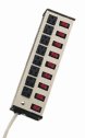 Representative photo only Deluxe control 8 outlet strip 15 ft cord