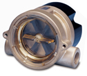 DO-32779-04 Flow Indicator for Liquids; Brass, 1/4 in.