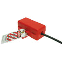 Representative photo only Hinge Style Plug Lockout 115V