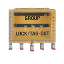 DO-40504-26 Group View Slot Lockout Box, Yellow