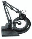 DO-41805-00 Economical Circular Illuminated Magnifier with Weighted Table Base, 1.75x