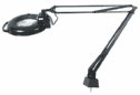DO-41805-20 Economical Circular Illuminated Magnifier with Adjustable Clamp, 2.25x