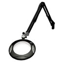 Representative photo only LED Illuminated Magnifier Black 6 circular lens 100 240 VAC