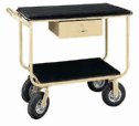Representative photo only Nonconductive instrument cart with brakes