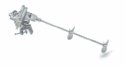 DO-50311-02 Heavy duty, gear-drive mixer; 1/2-hp, 36"L shaft, 8" dual impeller