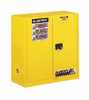 Representative photo only Justrite Sure Grip EX Flammable Storage Safety Cabinet 30 gallons Self Closing Door