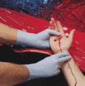 N-DEX&reg; Nitrile Ultimate Non-latex Procedure Gloves, Powder-Free; size, large; 50/pack