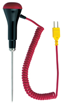 DO-90025-36 Thermocouple type-K Food penetration probe, with 1.6mm penetration tip 3.3mm x 100m, -58 to 482&deg;F (-50 to +250&deg;C)